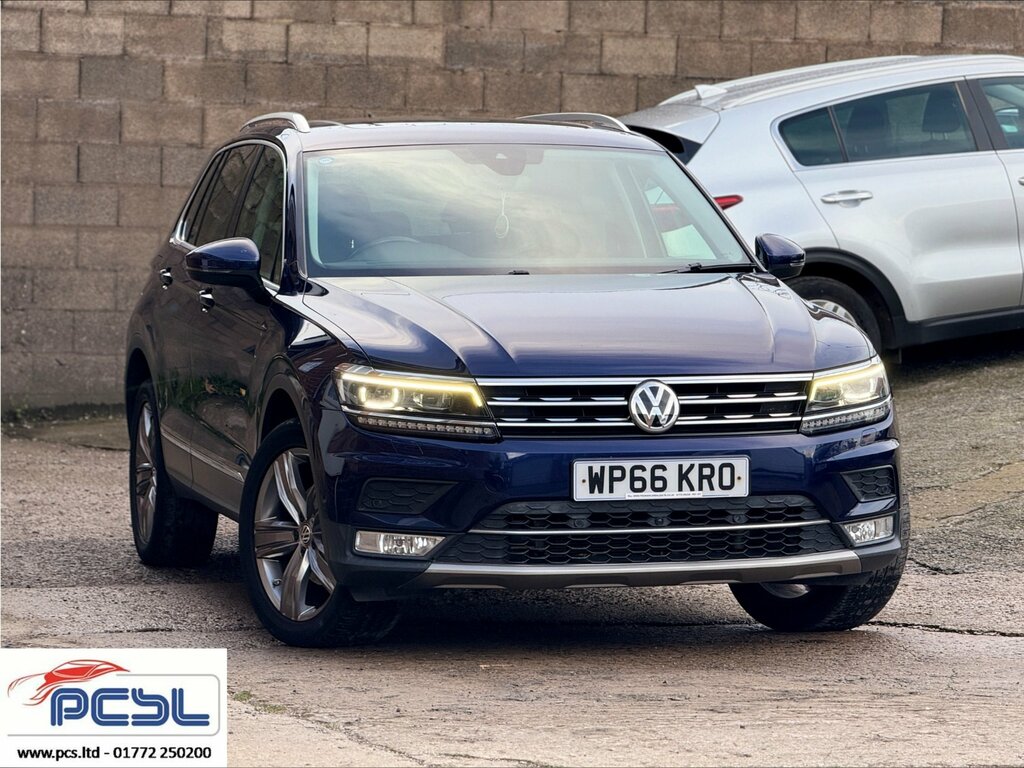 Volkswagen Tiguan 2.0 Tdi Bluemotion Tech Sel Suv Dsg 4Mo WP66KRO Blue #3