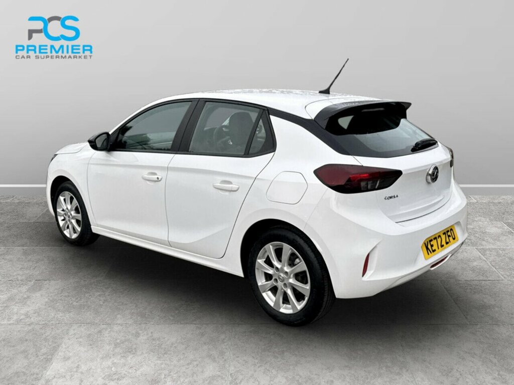 Vauxhall Corsa Turbo Design KE72ZFO White #2