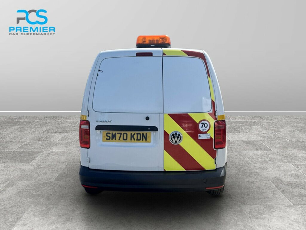 Volkswagen Caddy Tdi C20 Startline SM70KDN White #4