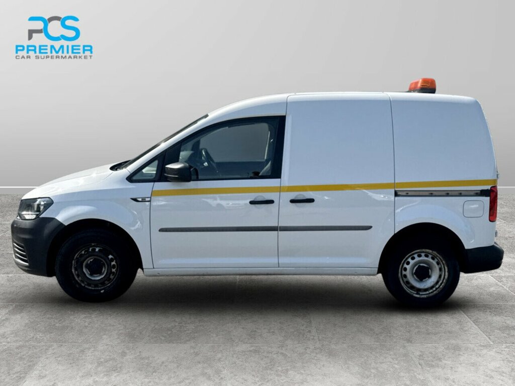 Volkswagen Caddy Tdi C20 Startline SM70KDN White #5