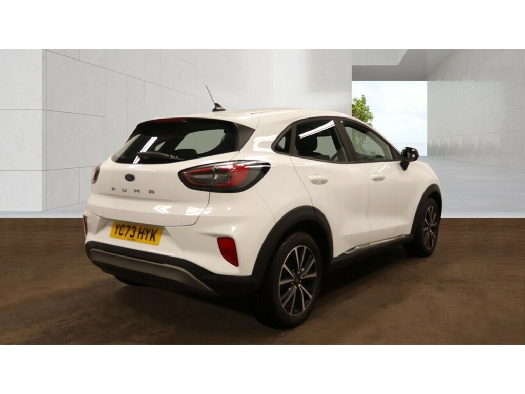 Ford Puma T Ecoboost Mhev Titanium YC73HYK White #4