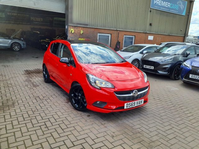 Vauxhall Corsa 1.4I Sri VX Line Nav Black Hatchback Ma Red