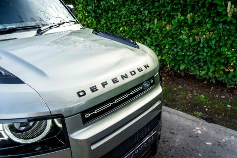 Land Rover Defender 90 V8. Plumb Bodykit. Grey #3