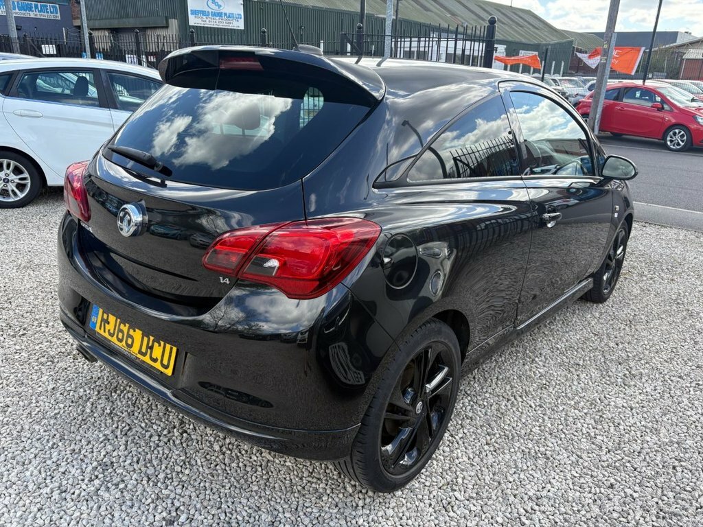 Vauxhall Corsa 1.4L Limited Edition RJ66DCU Black #6