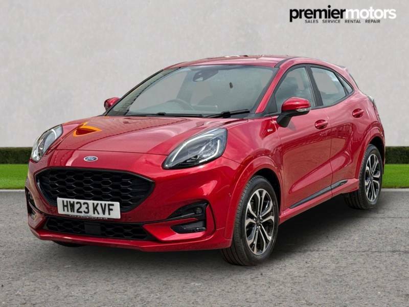 Ford Puma 1.0 Ecoboost Hybrid Mhev St-line - 2023 23 HW23KVF Red #2