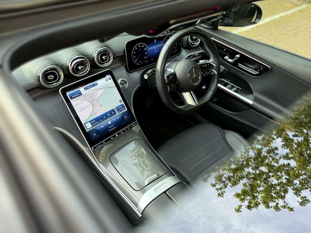 Mercedes-Benz C Class Saloon 2.0 C300dh Mhev Amg Line Premium Plus G-t KW24LXH Black #3