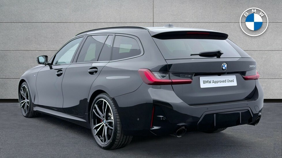 BMW 3 Series 320D M Sport Touring Black #2
