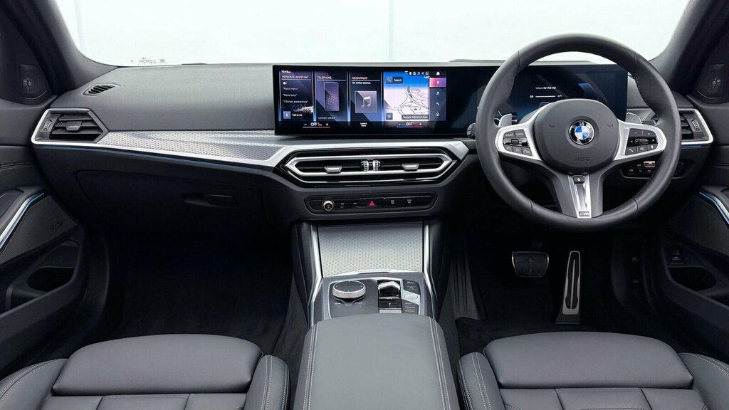BMW 3 Series 320D M Sport Touring YG24ZES Black #4