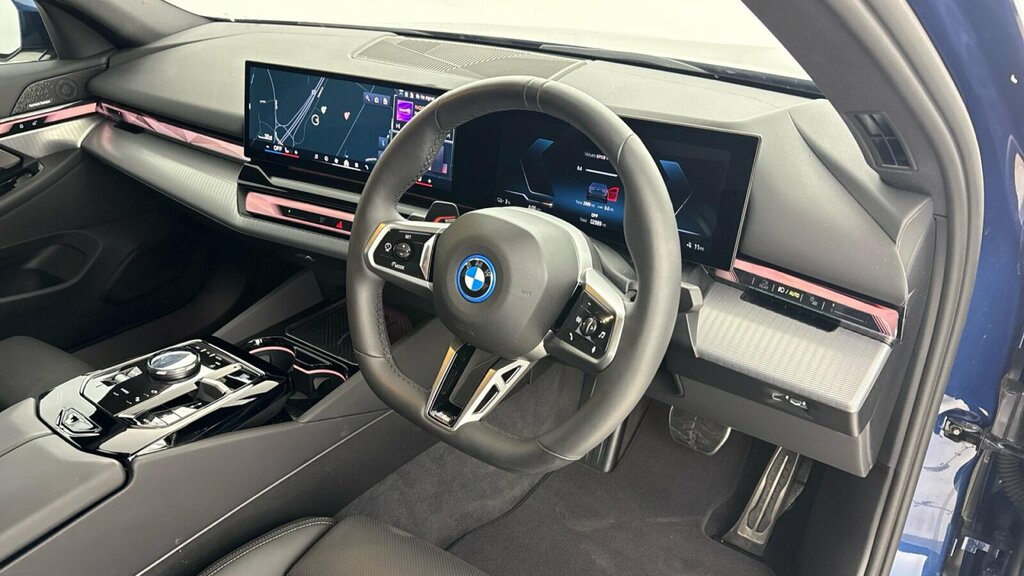 BMW i5 I5 Edrive40 M Sport Saloon YH75CJZ Blue #6
