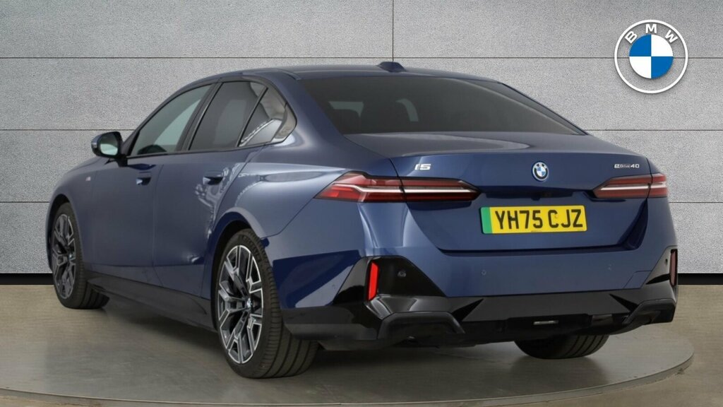 BMW i5 I5 Edrive40 M Sport Saloon YH75CJZ Blue #2