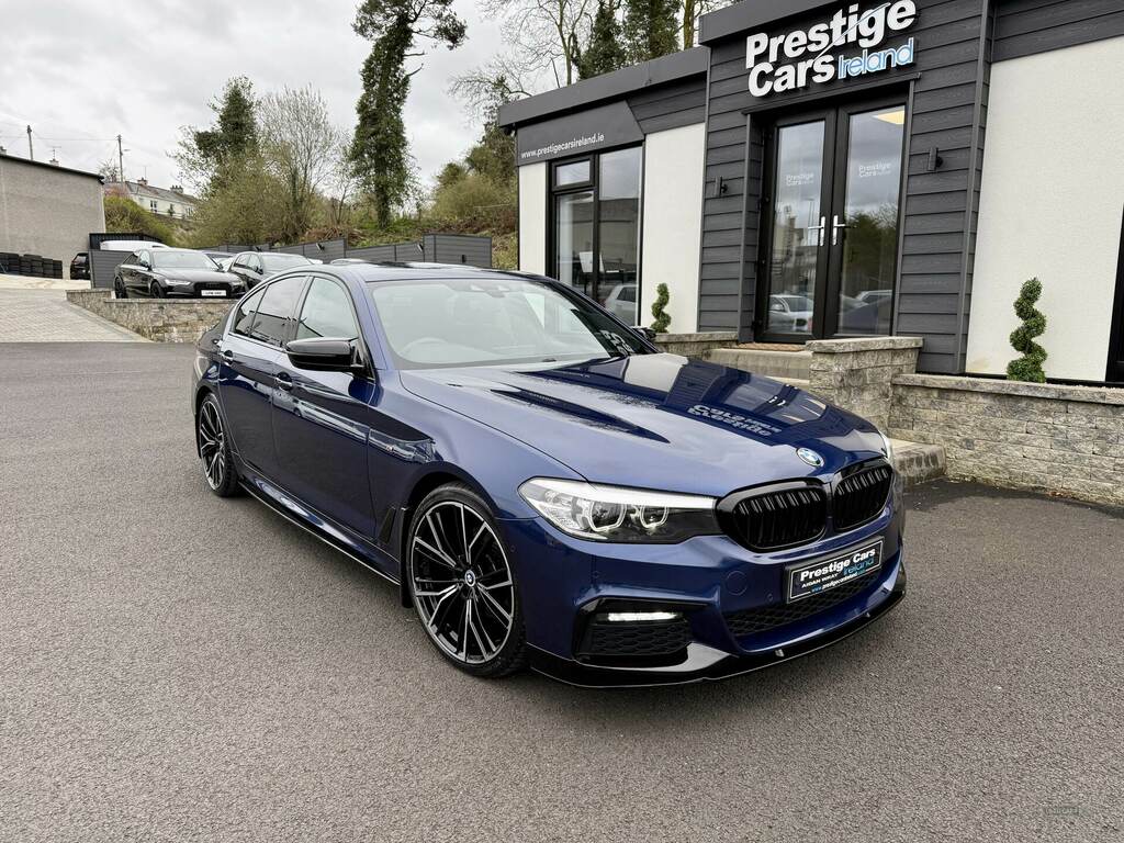 BMW 5 Series 520D M Sport VA19WXD Blue #4