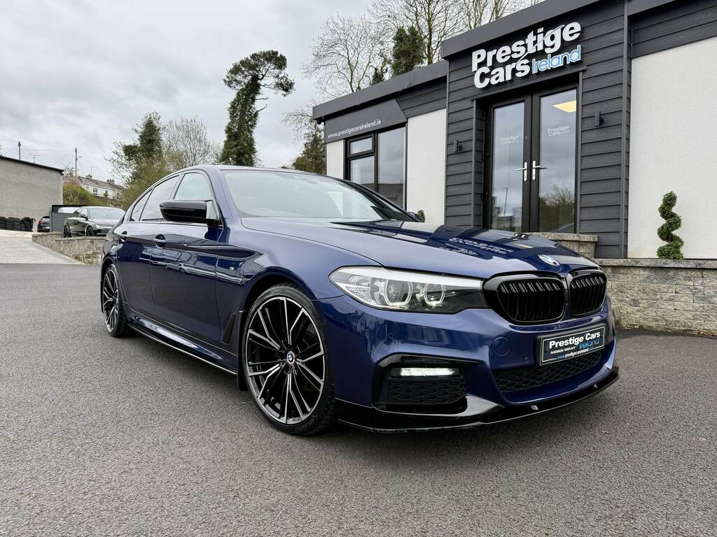 BMW 5 Series 520D M Sport VA19WXD Blue #3
