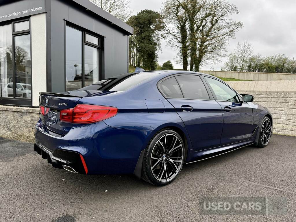 BMW 5 Series 520D M Sport VA19WXD Blue #6