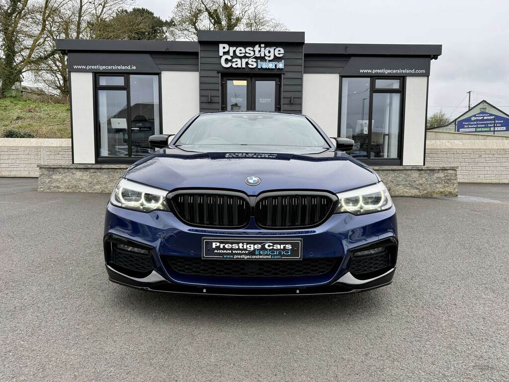 BMW 5 Series 520D M Sport VA19WXD Blue #2