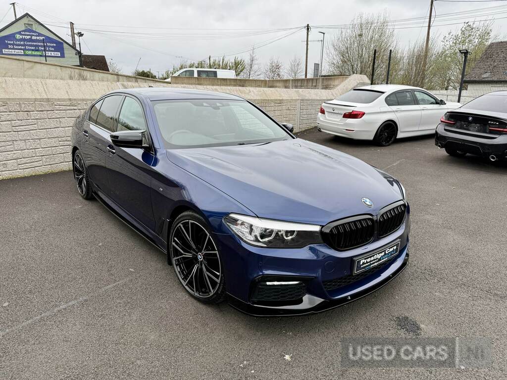 BMW 5 Series 520D M Sport VA19WXD Blue #5