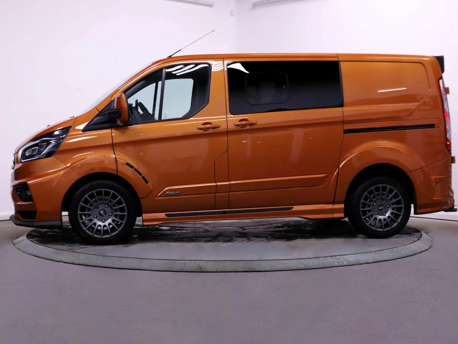 Ford Transit Custom 2.0 320 Ecoblue Ms-rt Crew Van Double Cab Dies LM23AEG Orange #4