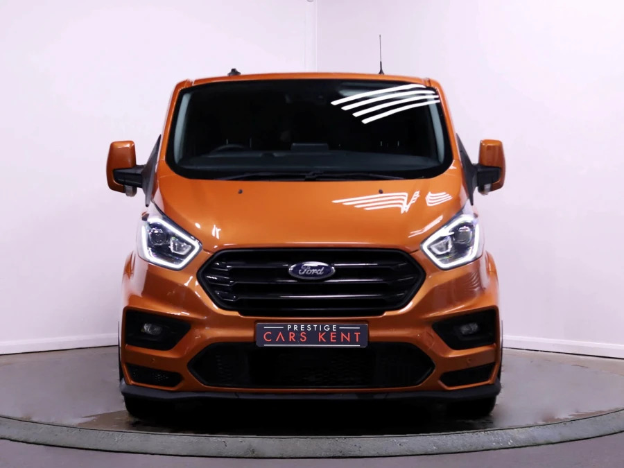 Ford Transit Custom 2.0 320 Ecoblue Ms-rt Crew Van Double Cab Dies LM23AEG Orange #6