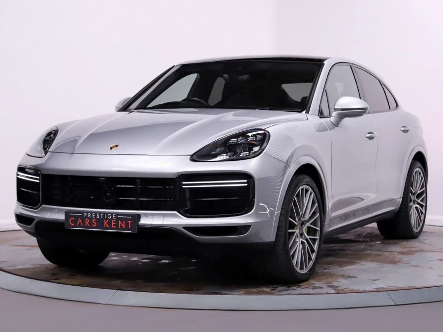 Porsche Cayenne 4.0 V8 E-hybrid 14.1Kwh Turbo S Coupe P Silver #5