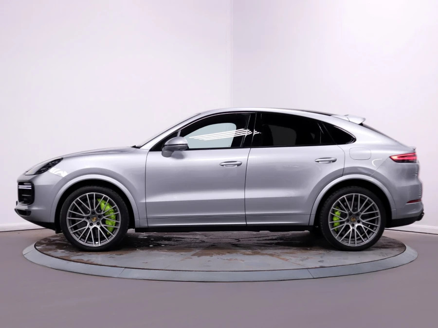 Porsche Cayenne 4.0 V8 E-hybrid 14.1Kwh Turbo S Coupe P Silver #4