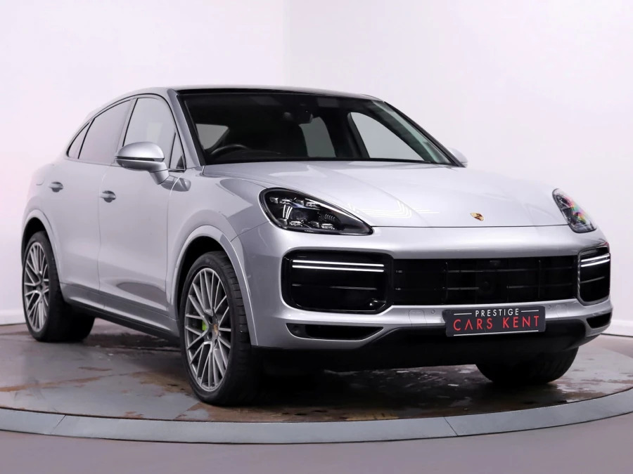 Porsche Cayenne 4.0 V8 E-hybrid 14.1Kwh Turbo S Coupe P Silver