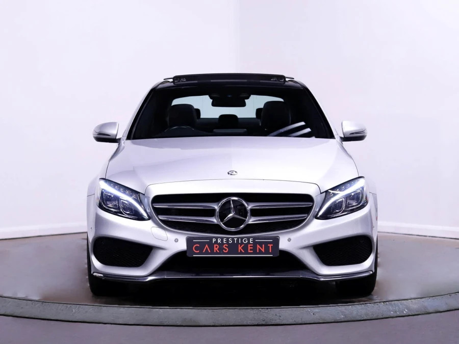 Mercedes-Benz C Class 2.1 C220d Amg Line Premium Plus Saloon Diese RE66KWF Silver #6