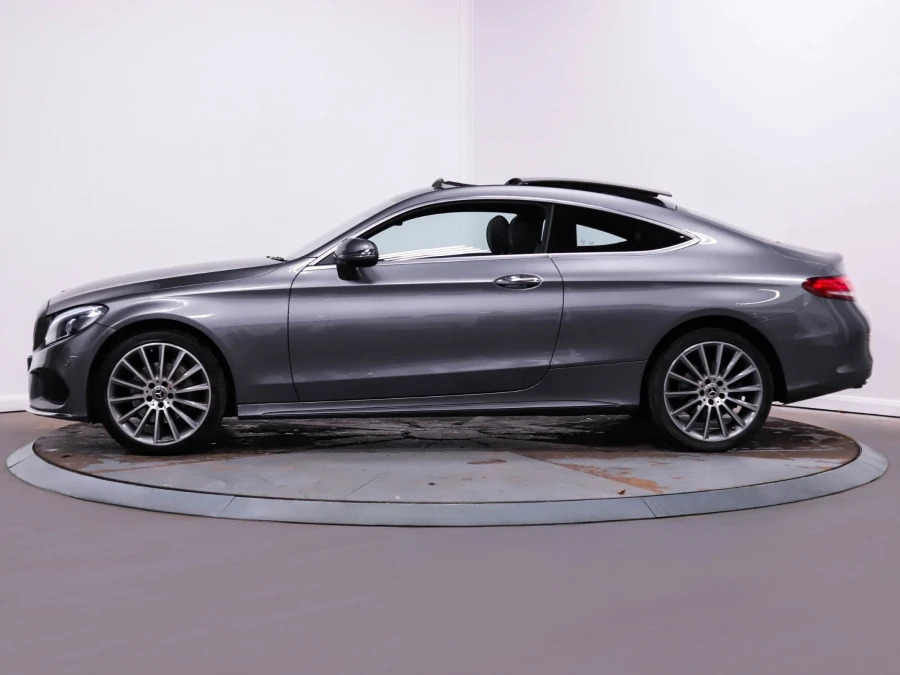 Mercedes-Benz C Class 2.0 C200 Amg Line Premium Plus Coupe EX67XBM Grey #4