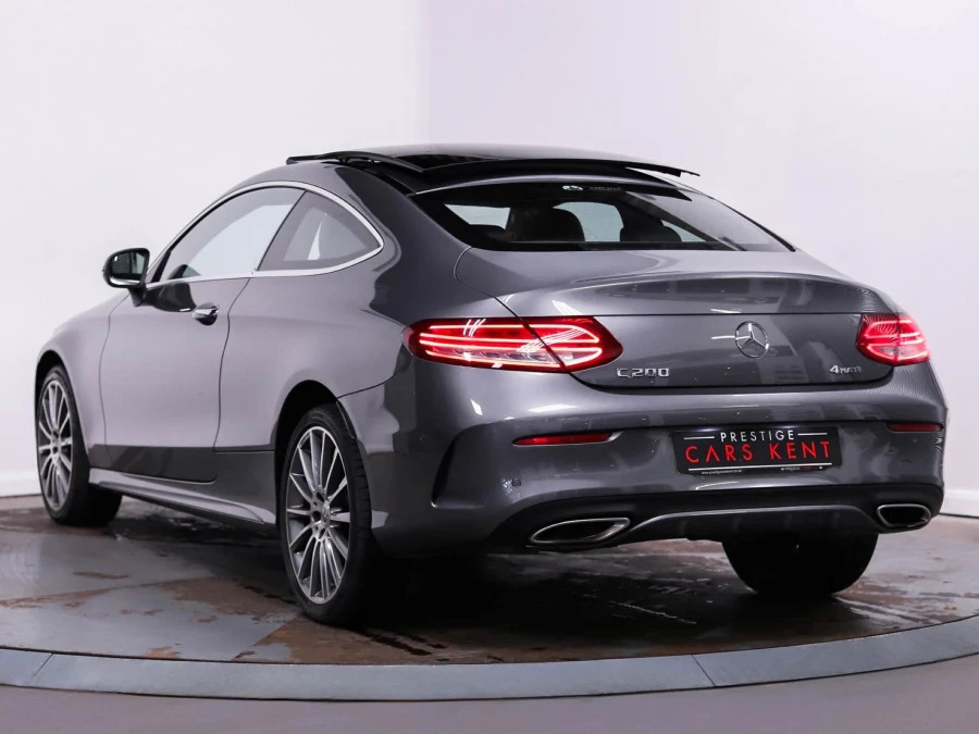 Mercedes-Benz C Class 2.0 C200 Amg Line Premium Plus Coupe EX67XBM Grey #3