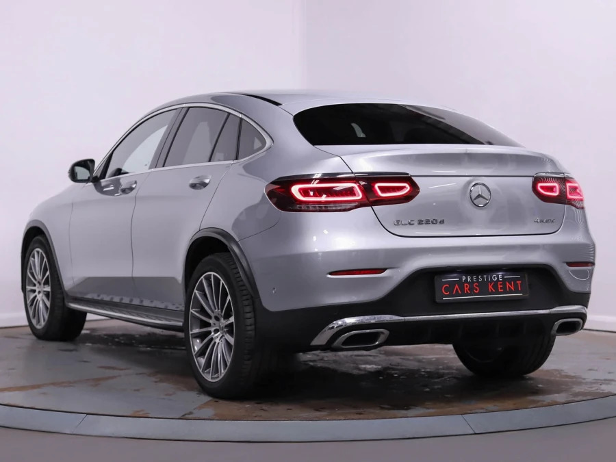 Mercedes-Benz GLC Class 2.0 Glc220d Amg Line Premium Coupe G- Silver #3