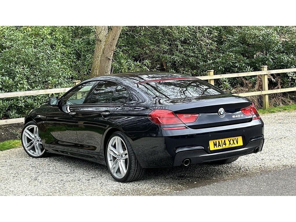 BMW 6 Series Gran Coupe 640D M Sport Black #5