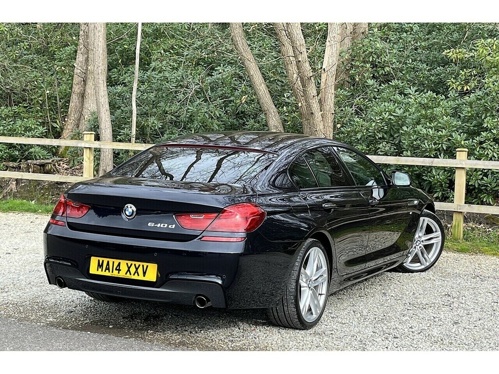 BMW 6 Series Gran Coupe 640D M Sport Black #4