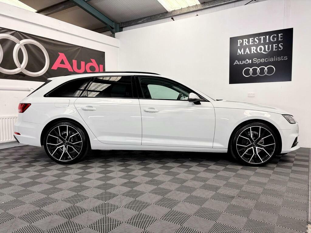 Audi A4 Avant 2.0 Tdi 35 Sport S Tronic Euro 6 S S FY68ONR White #2