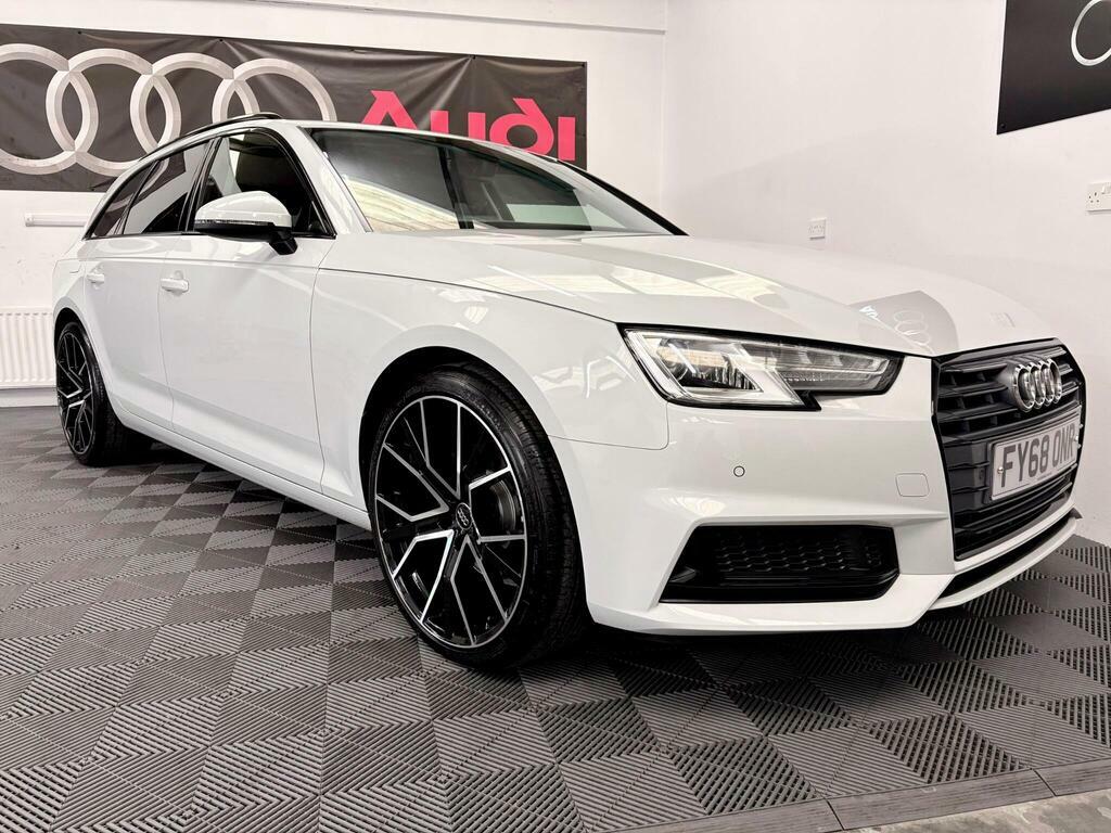 Audi A4 Avant 2.0 Tdi 35 Sport S Tronic Euro 6 S S FY68ONR White #4