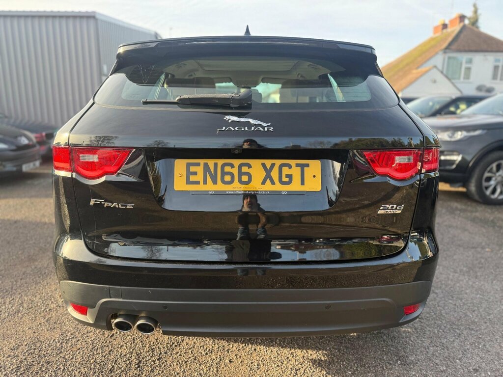 Jaguar F-Pace 2.0 D180 Portfolio Awd Euro 6 Ss EN66XGT Black #4