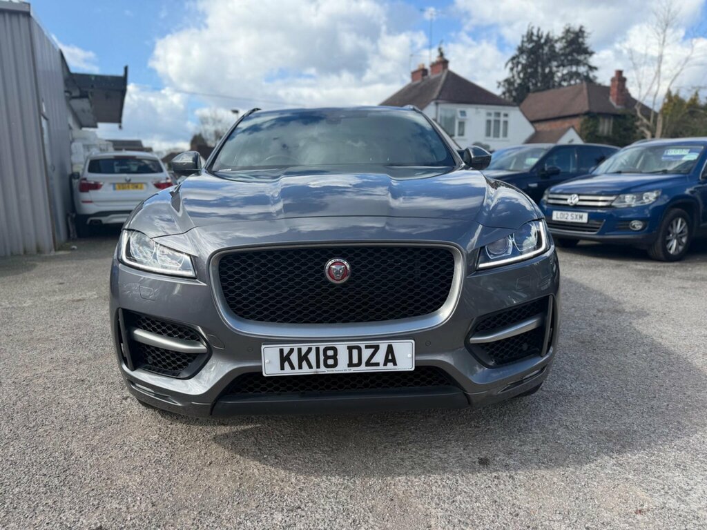 Jaguar F-Pace 2.0 D240 R-sport Awd Euro 6 Ss KK18DZA Grey #2