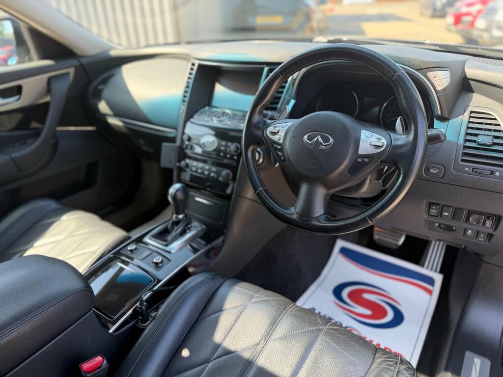 Infiniti QX70 Gt D White #8