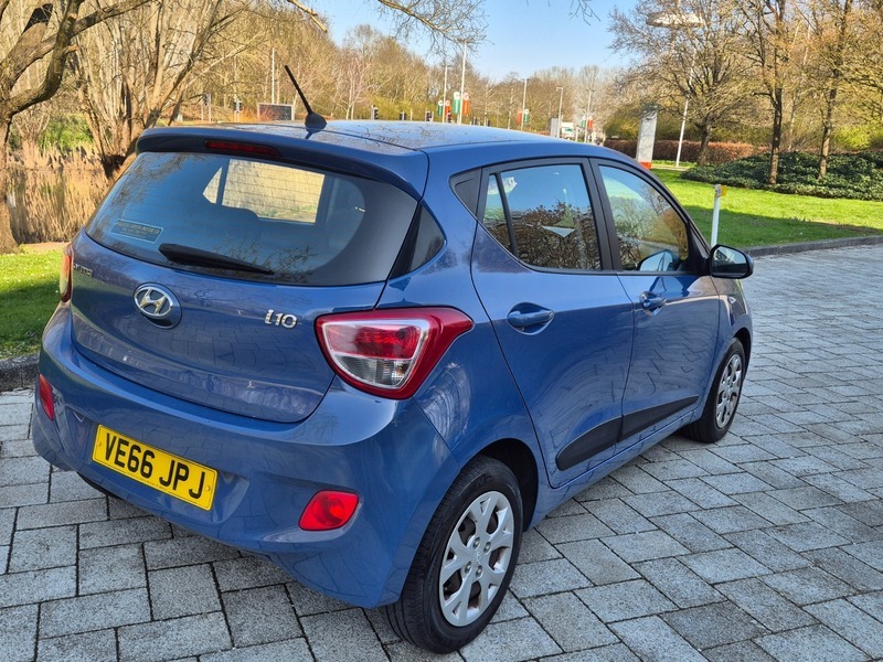 Hyundai I10 1.0 Se Hatchback VE66JPJ Blue #3