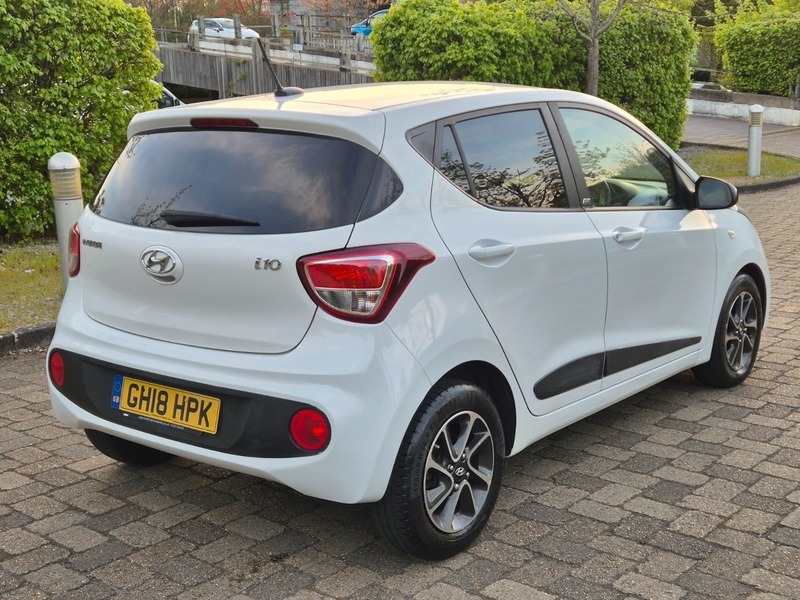 Hyundai I10 1.0 Go Se Hatchback GH18HPK White #4