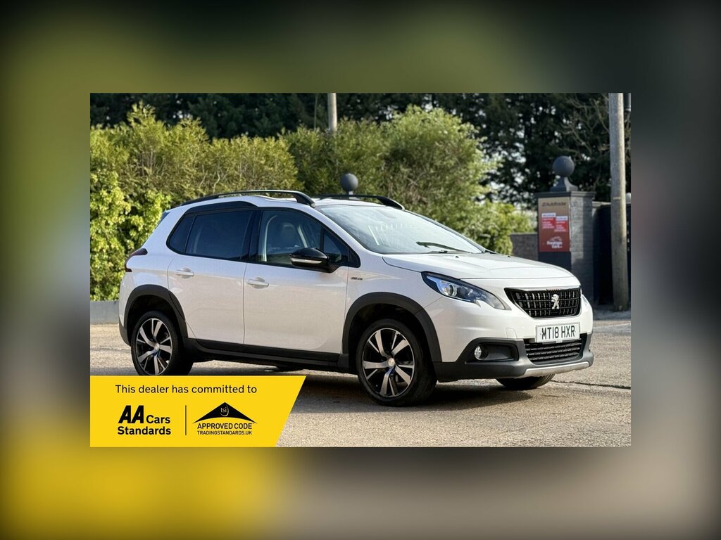 Peugeot 2008 1.2 Puretech Gt Line Euro 6 Ss White