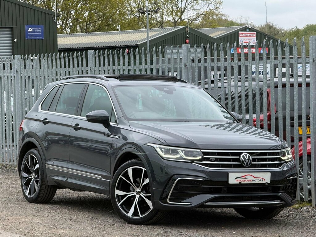 Volkswagen Tiguan 2.0 Tdi R-line Dsg Euro 6 Ss DV22ZNC Grey #2