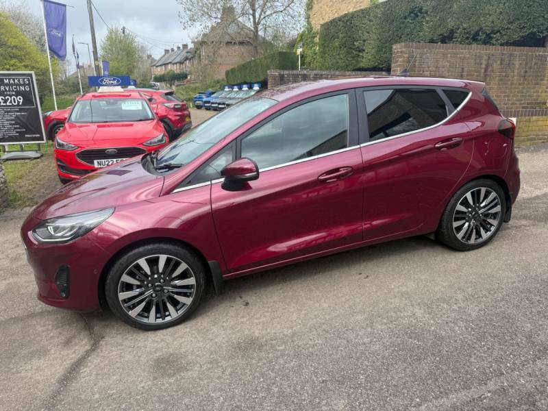 Ford Fiesta 1.0 Ecoboost 100Ps Titanium Vignale - 2022 72 KN72BNY Red #5