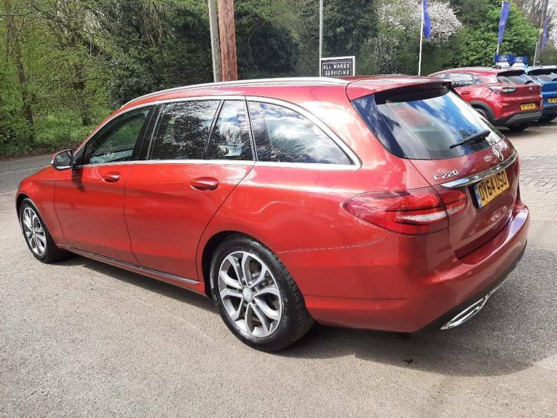 Mercedes-Benz C Class C220 Bluetec Sport - 2014 64 OY64USO Red #2