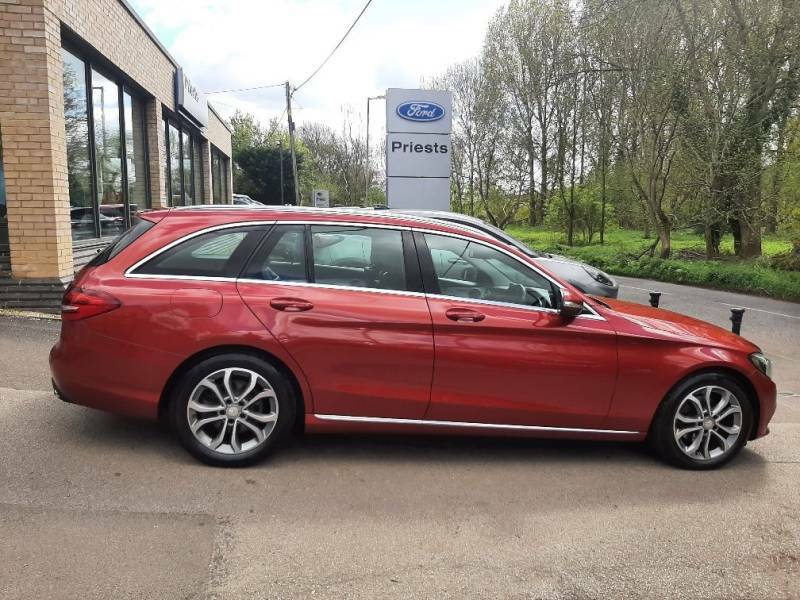 Mercedes-Benz C Class C220 Bluetec Sport - 2014 64 OY64USO Red #3