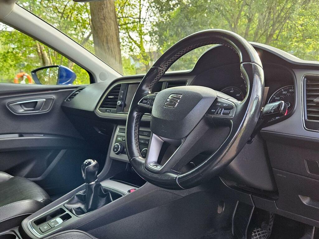 Seat Leon Estate 2.0 Tdi Xcellence Technology St Euro 6 Ss SW18YBK Blue #2
