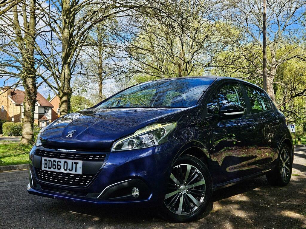 Peugeot 208 Hatchback 1.2 Puretech Active Design Menthol Euro BD66OJT Blue #6