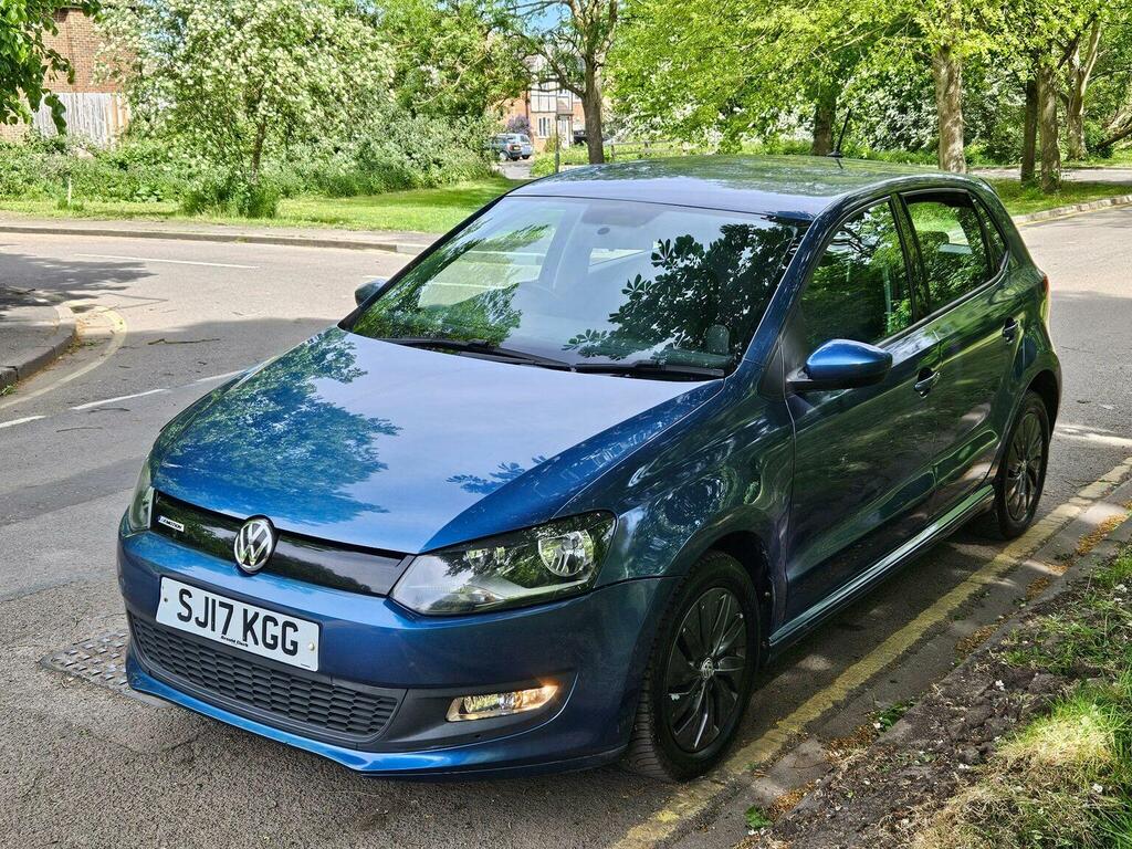 Volkswagen Polo Hatchback 1.0 Tsi Bluemotion Tech Bluemotion Euro SJ17KGG Blue #6