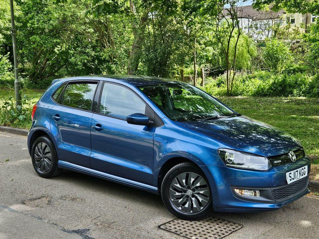 Volkswagen Polo Hatchback 1.0 Tsi Bluemotion Tech Bluemotion Euro SJ17KGG Blue #4