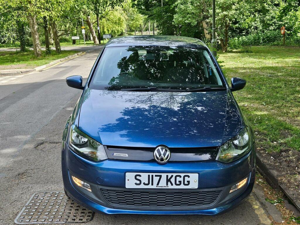 Volkswagen Polo Hatchback 1.0 Tsi Bluemotion Tech Bluemotion Euro SJ17KGG Blue #5