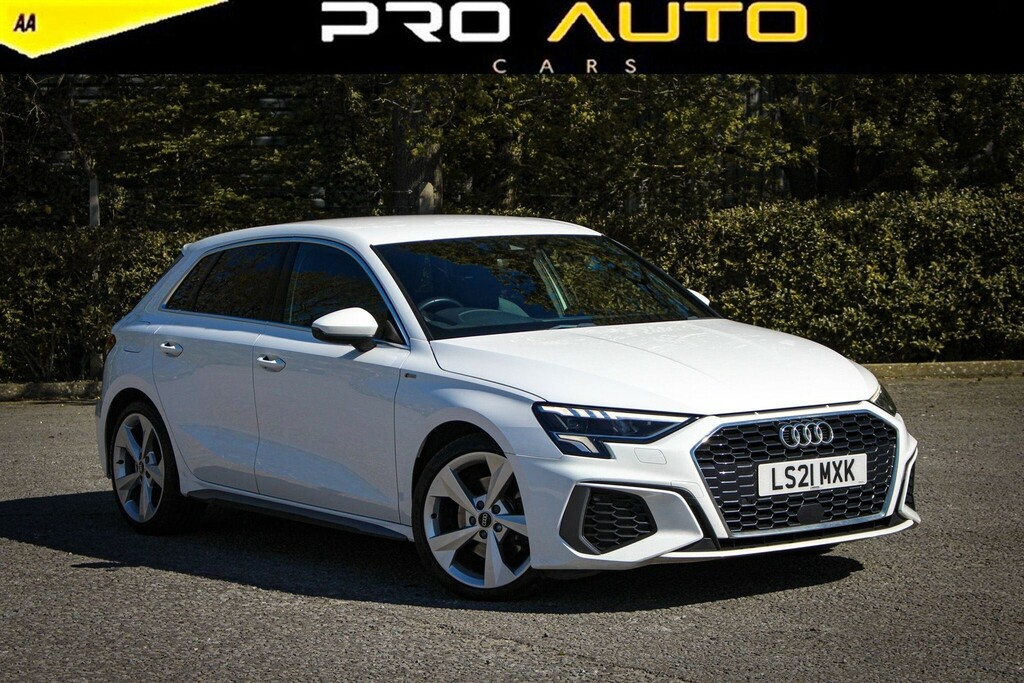Audi A3 2.0 Tdi 30 S Line Sportback Euro 6 Ss White