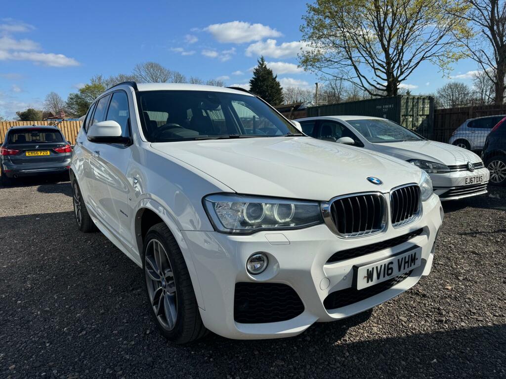BMW X3 2.0 20D M Sport Xdrive Euro 6 Ss WV16VHM White #2