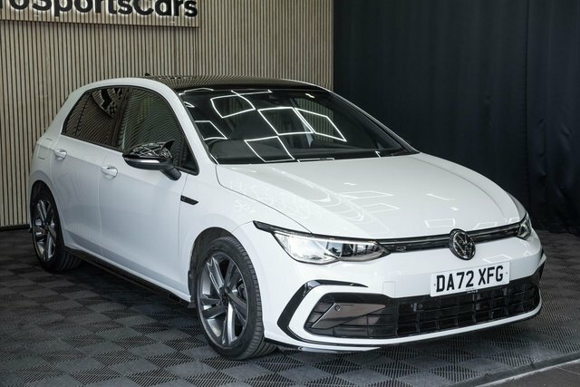 Volkswagen Golf 1.5 Etsi Mhev R-line Hatchback Hybrid D DA72XFG White #6